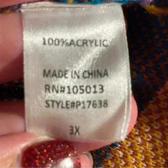 Andree by UNIT - Desert Bohemian Chic - Open Cardigan - Aztec Knit Western Boho - Picture 7 of 8